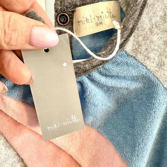 NWT Miki Miette romper, “bubble" style romper,  Baby 6 Months - Picture 4 of 5